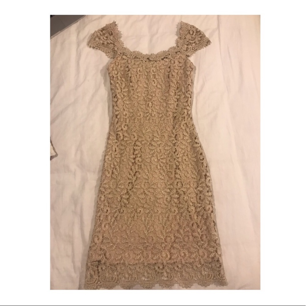 Nordstrom Gold Dress
